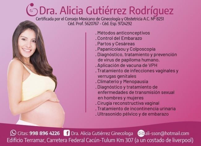 Alicia Gutiérrez Rodríguez, Dra.