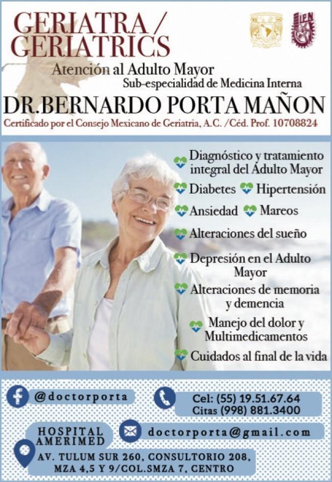 Bernardo Porta Mañon, Dr.