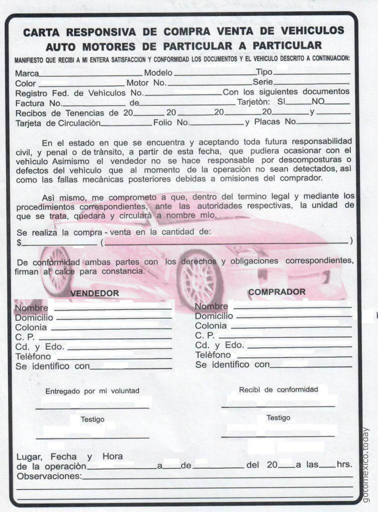 Carta Responsiva