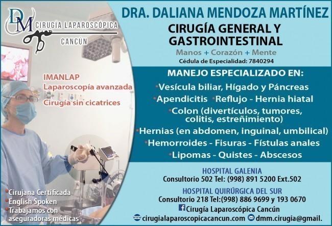 Daliana Mendoza Martínez, Dra.