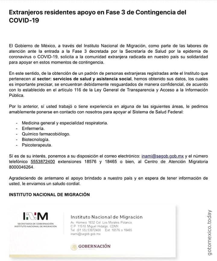 Extranjeros medicos, Covid-19