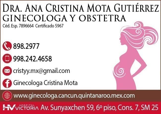 Ana Cristina Mota Gutiérrez, Dra.