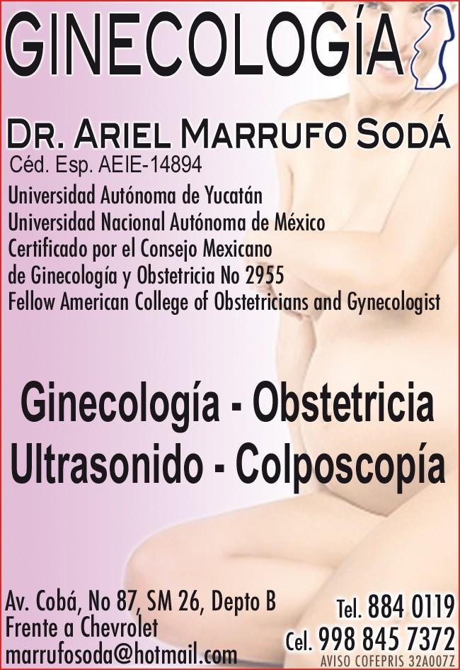 Ariel Marrufo Sodá, Dr.
