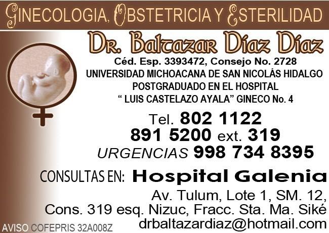 Baltazar Díaz Díaz, Dr.