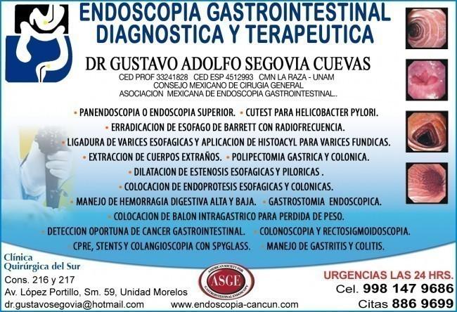 Gustavo Adolfo Segovia Cuevas, Dr.