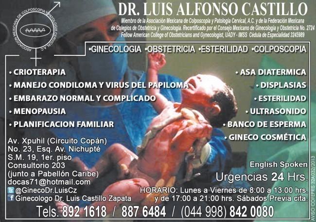Luis Alfonso Castillo Zapata, Dr.