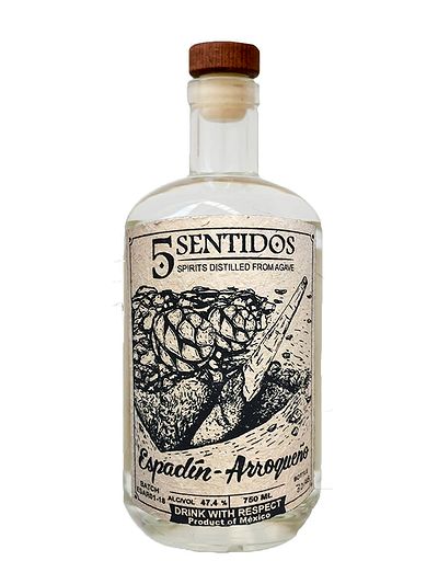 Алкогольный напиток из агавы 5 Sentidos Espadin-Arroqueno