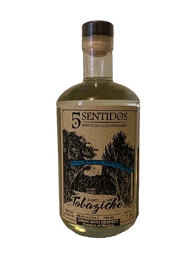 Алкогольный напиток из агавы 5 Sentidos Tobaziche – Sergio Juarez