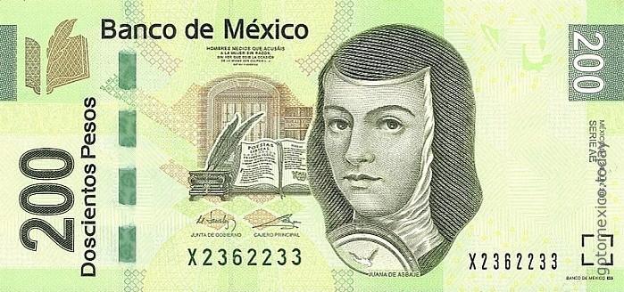 200 Mexican Pesos banknote