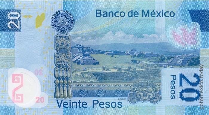 20 Mexican Pesos banknote