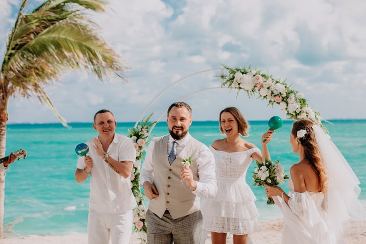 Свадьба на пляже в Мексике 13