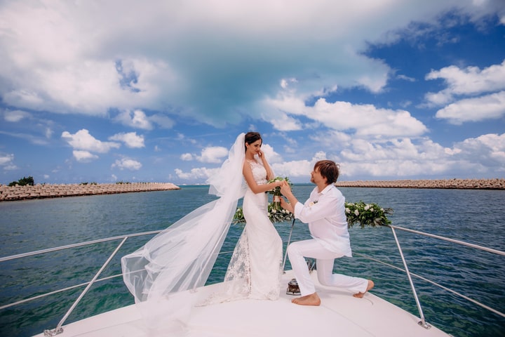 Свадьба на яхте в Мексике 10