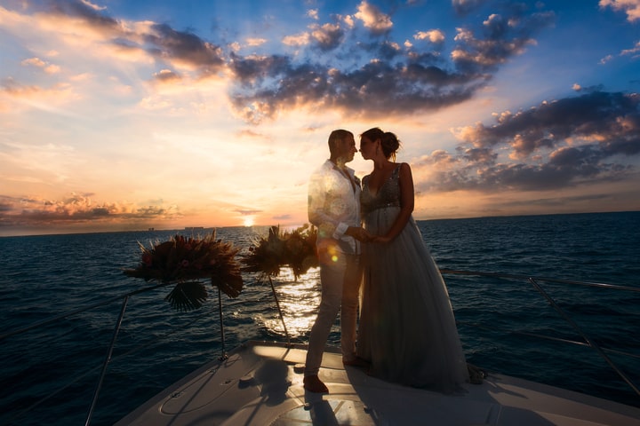 Свадьба на яхте в Мексике 6
