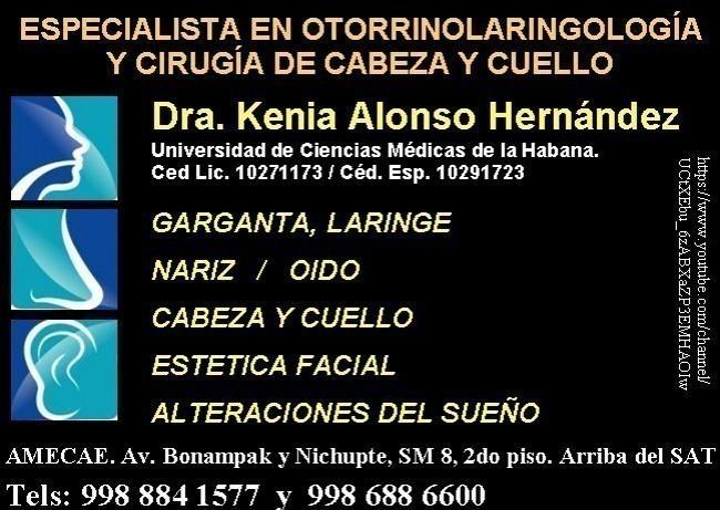 Kenia Alonso Hernández, Dra.