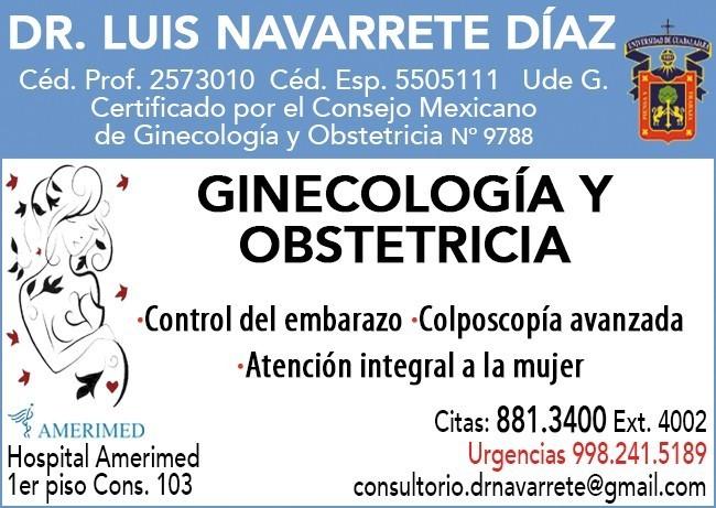 Luis Navarrete Díaz, Dr.
