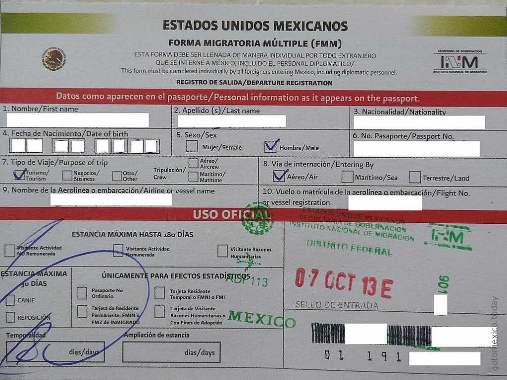Forma Migratoria Múltiple
