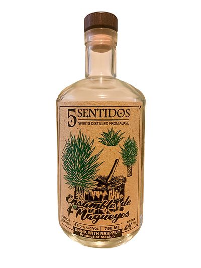 Алкогольный напиток из агавы 5 Sentidos Ensamble de 4 Magueyes