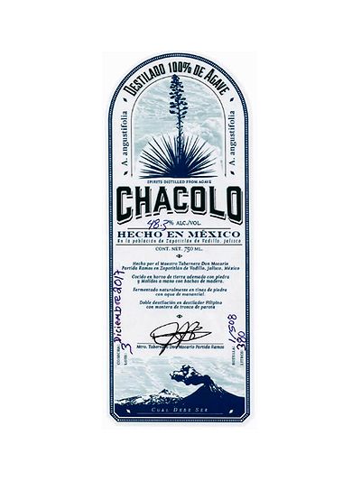 Алкогольный напиток из агавы Chacolo Brocha