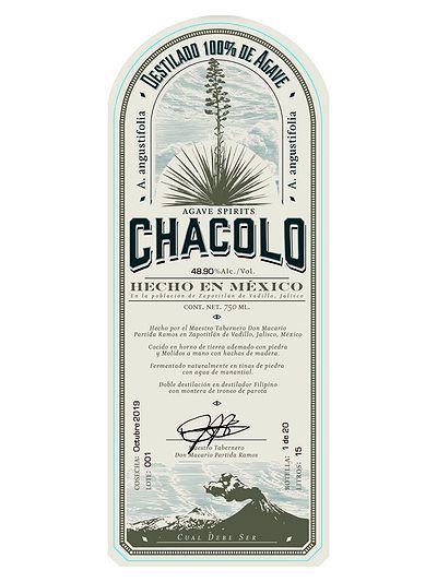 Алкогольный напиток из агавы Chacolo Cenizo