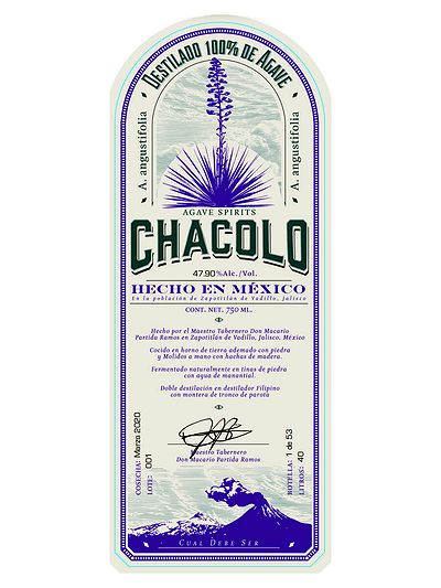 Алкогольный напиток из агавы Chacolo Ciriaco