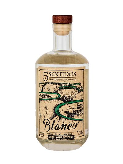 Алкогольный напиток из агавы 5 Sentidos Blanco