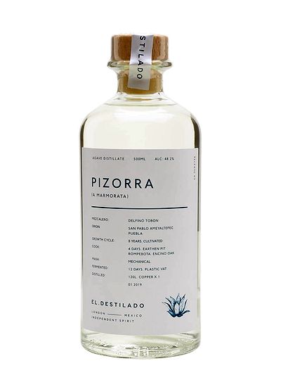 Алкогольный напиток из агавы El Destilado Pizorra