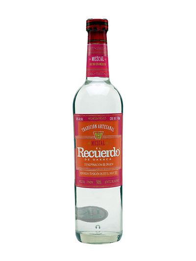 Мескаль El Recuerdo de Oaxaca con Gusano