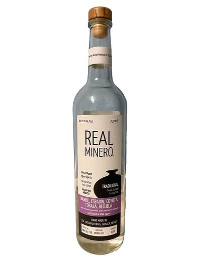 Алкогольный напиток из агавы Real Minero Barril, Espadin, Coyota, Tobala, Becuela