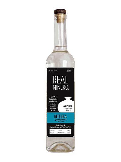 Алкогольный напиток из агавы Real Minero Becuela