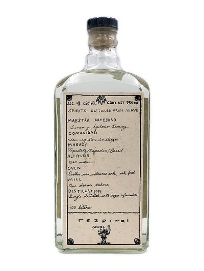 Алкогольный напиток из агавы Rezpiral Barril / Tepextate / Espadin – Simeon & Apolonio