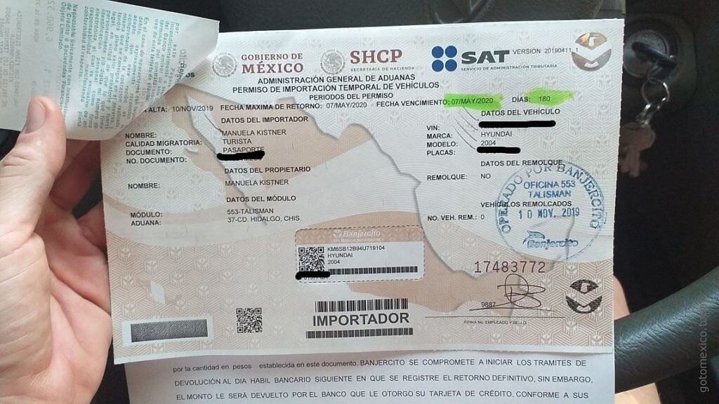 Permiso de importacion temporal