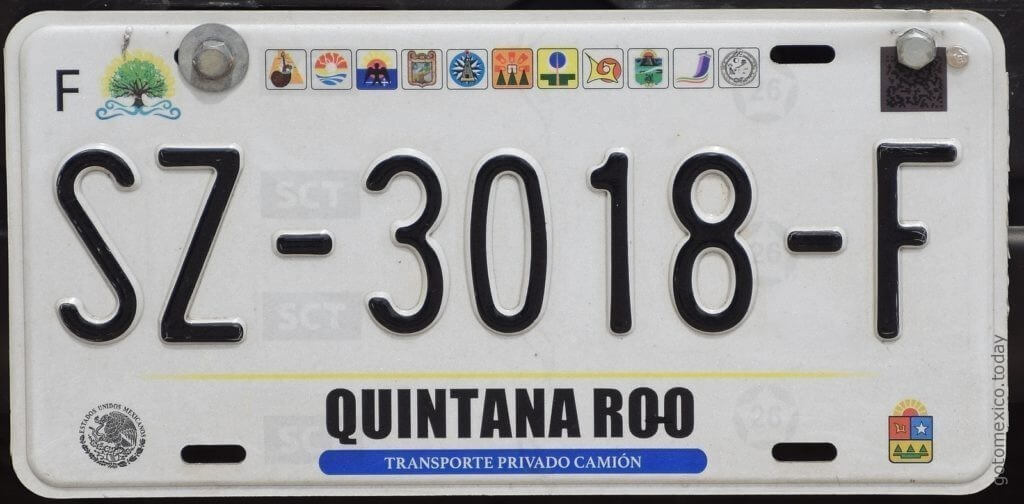 Placas en Quintana Roo