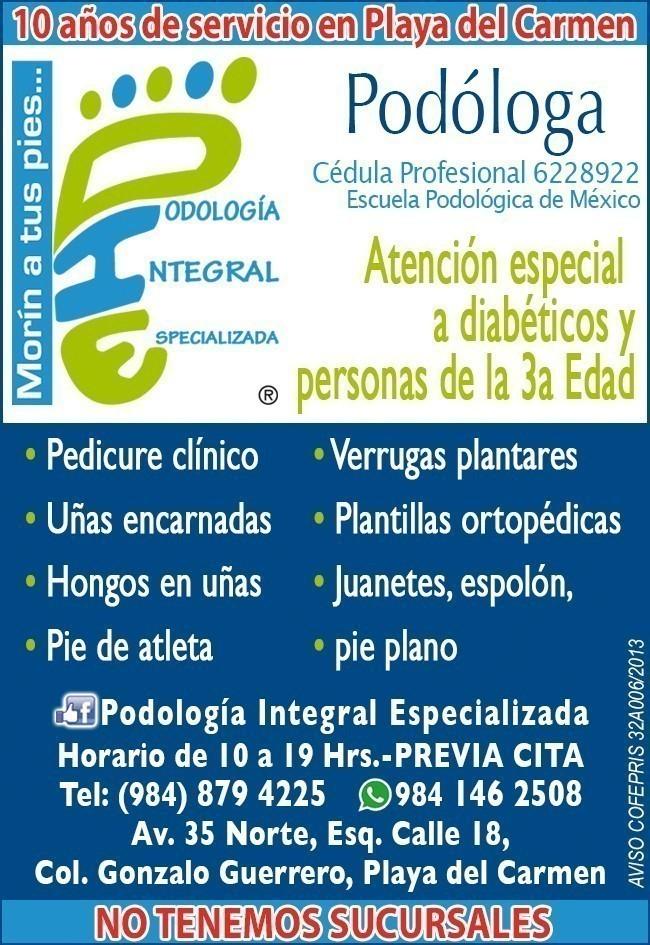Podología Integral en Playa del Carmen