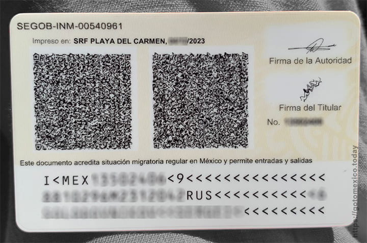 Tarjeta de Residencia Permanente Mexico
