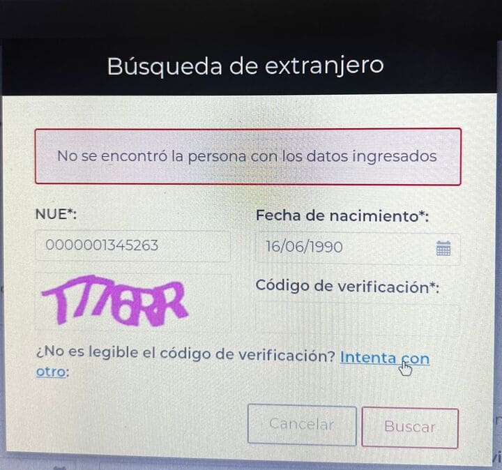 Tarjeta de residente falsa 2