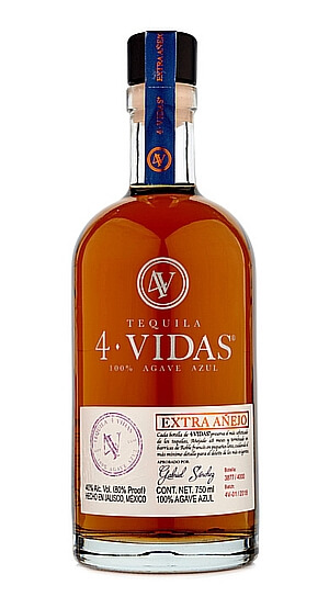 Текила 4 Vidas Tequila Extra Añejo