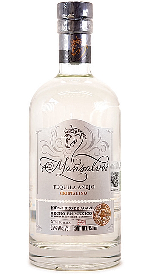 Текила Mansalvo Tequila Añejo Cristalino