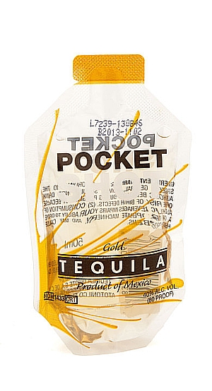 Текила Pocket Shot Tequila Gold