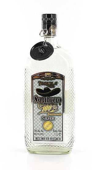 Текила Sombrero Negro 100% Agave Silver