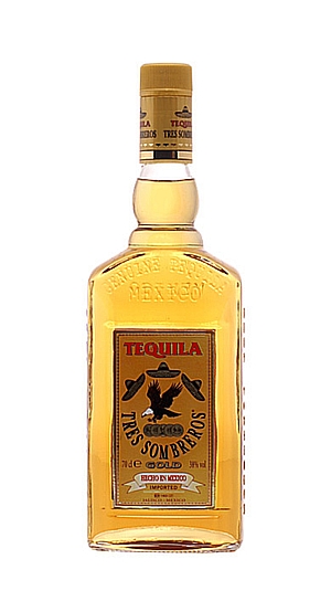 Текила Tres Sombreros Gold