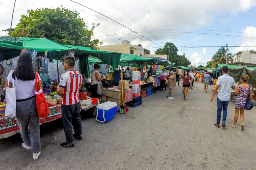 Tianguis en Cancun