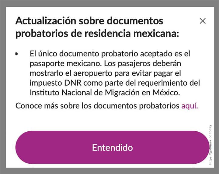 Уведомление Volaris